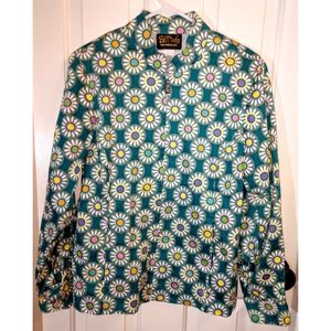 Bob Mackie Wearable Art Zip Jacket Sz Medium